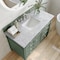 James Martin Vanities Brittany 48in Single Vanity, Smokey Celadon w/ 3 CM Carrara Marble Top 650-V48-SC-3CAR - alternate 4